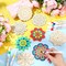 Unfinished Wooden Mandala Painting Crafts – 40 PCS Wood Mandala Slices for DIY Painting, Relaxing Art Projects, Diwali, Wedding & Home Decor (4 Inch, Elegant)